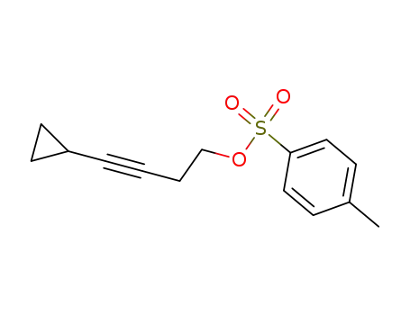 Molecular Structure of 87639-45-0 (3-Butyn-1-ol, 4-cyclopropyl-, 4-methylbenzenesulfonate)