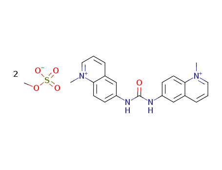 1,1'-dimethyl-6,6'-ureylenediquinolinium dimethyl bis(sulphate)