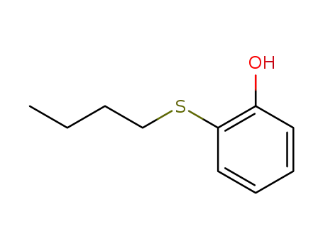 Molecular Structure of 24362-87-6 (2-(Butylthio)phenol)