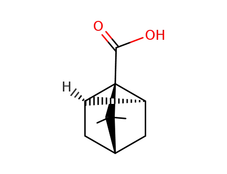 Molecular Structure of 512-60-7 (Tricyclo[2.2.1.02,6]heptane-1-carboxylic acid, 7,7-dimethyl-)