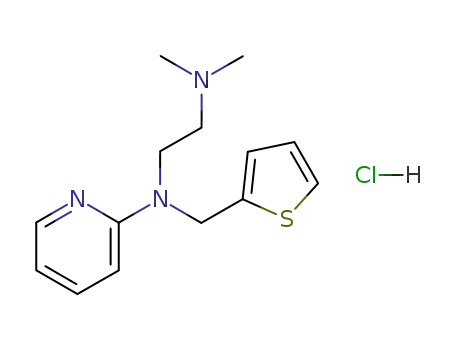 Molecular Structure of 135-23-9 (METHAPYRILENE HYDROCHLORIDE)