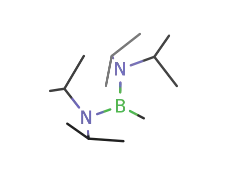 Molecular Structure of 151293-60-6 (methylbis(diisopropylamino)borane)