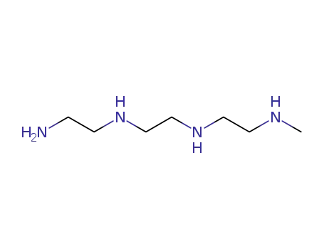 Molecular Structure of 62247-47-6 (1,2-Ethanediamine, N-(2-aminoethyl)-N'-[2-(methylamino)ethyl]-)