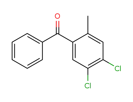 Molecular Structure of 33184-51-9 (4,5-Dichloro-2-methylbenzophenon)