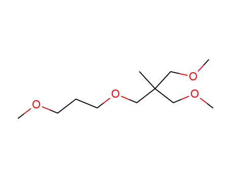 Molecular Structure of 141100-16-5 (Propane, 1,3-dimethoxy-2-[(3-methoxypropoxy)methyl]-2-methyl-)