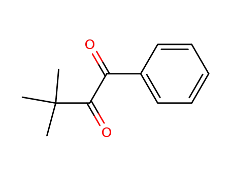 Molecular Structure of 7332-96-9 (1,2-Butanedione, 3,3-dimethyl-1-phenyl-)