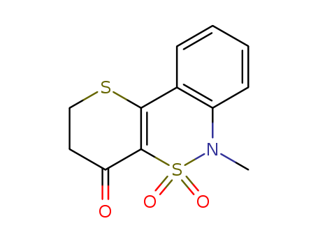 6-Methyl-2,3-dihydrothiopyrano[3,2-c][2,1]benzothiazin-4(6H)-one 5,5-dioxide cas  84965-39-9