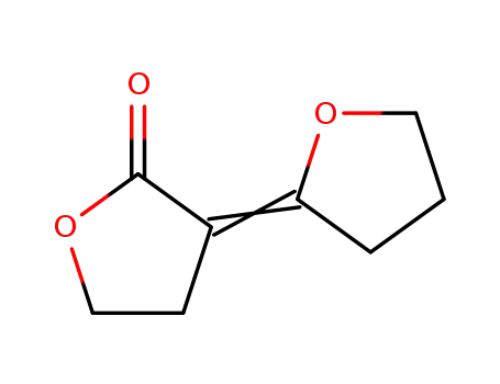Molecular Structure of 55164-40-4 ((3Z)-3-(oxolan-2-ylidene)oxolan-2-one)