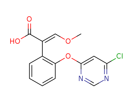 2-[2-(6-chloropyrimidin-4-yloxy)phenyl]-3-methoxyacrylic acid