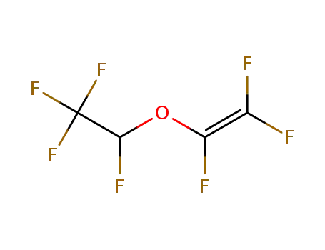 Molecular Structure of 1251167-61-9 (1,2,2,2-tetrafluoroethyl 1,2,2-trifluoroethenyl ether)