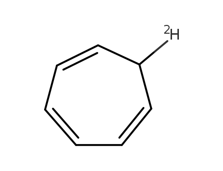 Molecular Structure of 1541-12-4 (cycloheptatriene-7-d<sub>1</sub>)