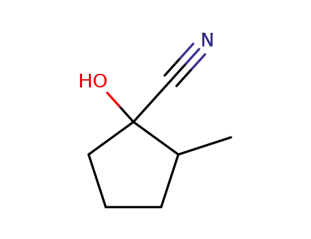 Molecular Structure of 5732-75-2 (Cyclopentanecarbonitrile, 1-hydroxy-2-methyl-)