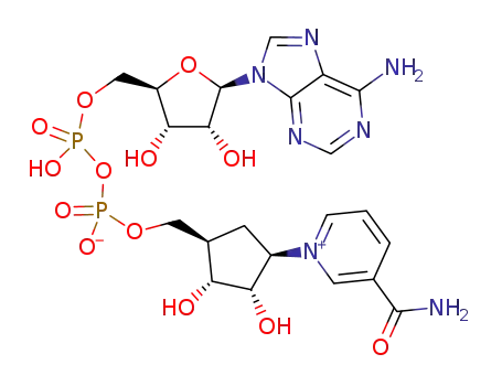 Molecular Structure of 112345-60-5 (carbanicotinamide adenine dinucleotide)
