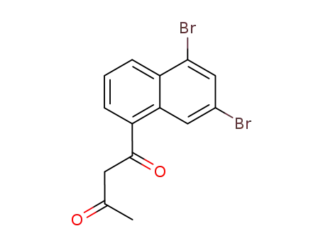 1,3-Butanedione, 1-(5,7-dibromo-1-naphthalenyl)-