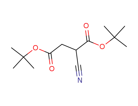 cyano-succinic acid di-<i>tert</i>-butyl ester