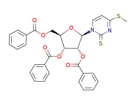 1-(2,3,5-tri-O-benzoyl-β-D-ribofuranosyl)-4-methylsulfanyl-1,2-dihydropyrimidin-2-thione