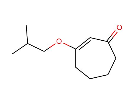 Molecular Structure of 99196-24-4 (2-Cyclohepten-1-one,3-(2-methylpropoxy)-(9CI))
