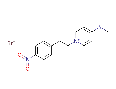 Molecular Structure of 135041-86-0 (4-Dimethylamino-1-[2-(4-nitro-phenyl)-ethyl]-pyridinium; bromide)