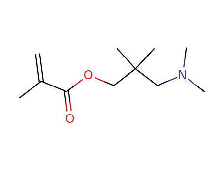 Molecular Structure of 1118-38-3 (3-(dimethylamino)-2,2-dimethylpropyl methacrylate)