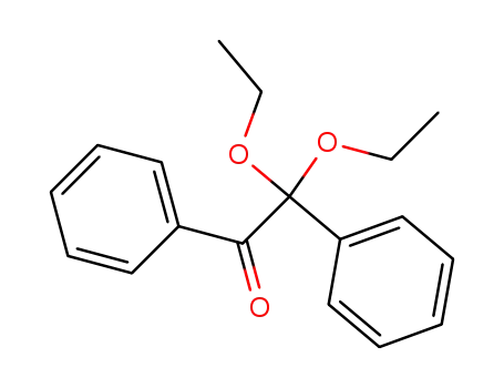 Molecular Structure of 41996-78-5 (DIETHOXYPHENYLACETOPHENONE)