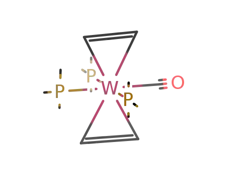 trans-{W(ethylene)2(CO)(P(CH<sub>3</sub>)3)3}