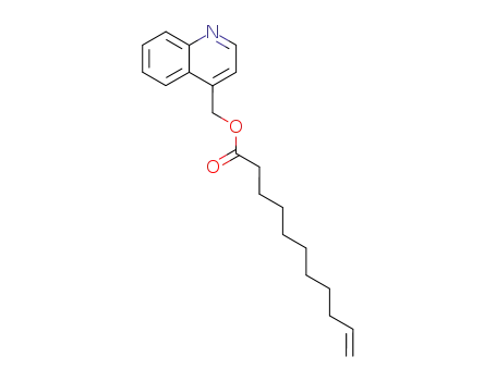 Molecular Structure of 251922-69-7 (4-quinolylmethyl undec-10-enoate)