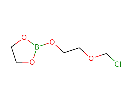Molecular Structure of 90800-85-4 (2-(2-chloromethoxy-ethoxy)-[1,3,2]dioxaborolane)