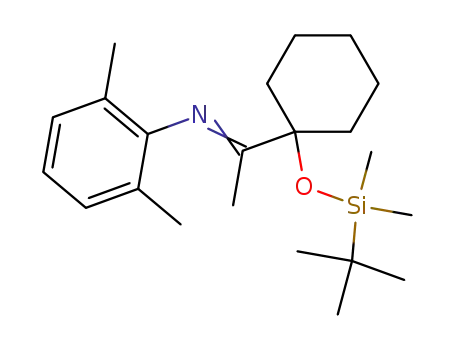 [1-[1-(tert-Butyl-dimethyl-silanyloxy)-cyclohexyl]-eth-(E)-ylidene]-(2,6-dimethyl-phenyl)-amine
