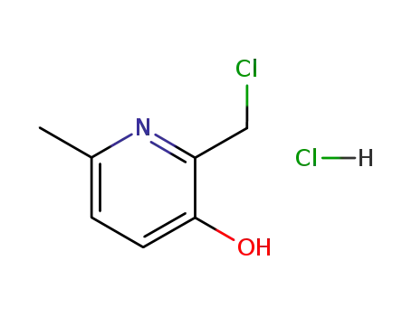 Molecular Structure of 98280-34-3 (2-(chloroMethyl)-6-Methylpyridin-3-ol (Hydrochloride))