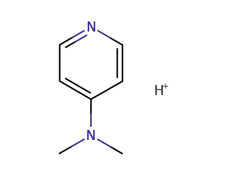 Molecular Structure of 55277-36-6 (4-(dimethylamino)pyridinium cation)