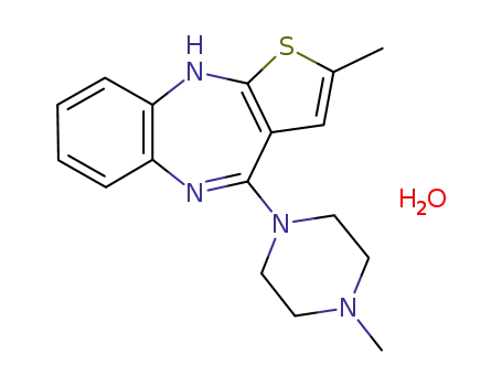 Molecular Structure of 402586-77-0 (olanzapine monohydrate)