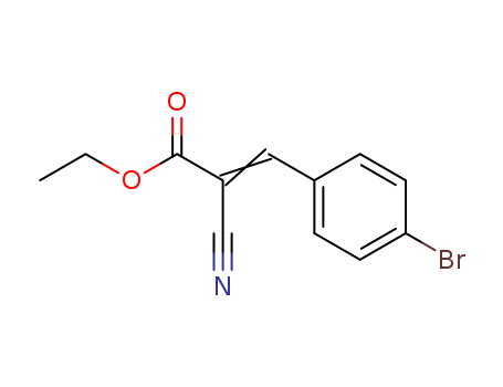 2-Propenoic acid,3-(4-bromophenyl)-2-cyano-, ethyl ester