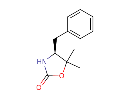 Molecular Structure of 352438-06-3 (2-Oxazolidinone,5,5-dimethyl-4-(phenylmethyl)-(9CI))