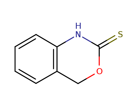 Molecular Structure of 17374-20-8 (2H-3,1-Benzoxazine-2-thione, 1,4-dihydro-)
