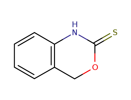 Molecular Structure of 17374-20-8 (2H-3,1-Benzoxazine-2-thione, 1,4-dihydro-)