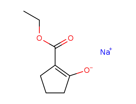1-Cyclopentene-1-carboxylic acid, 2-hydroxy-, ethyl ester, sodium salt