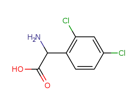 Molecular Structure of 299169-13-4 (AMINO-(2,4-DICHLORO-PHENYL)-ACETIC ACID)