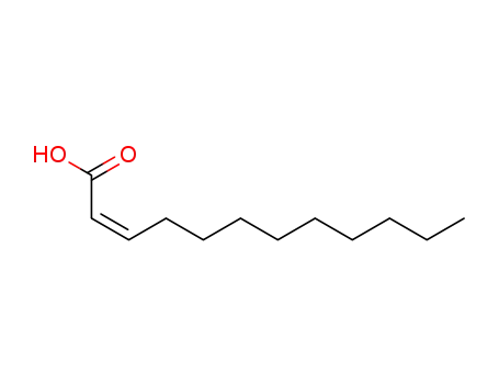 Molecular Structure of 55928-65-9 ((2Z)-2-Dodecenoic acid)
