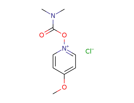 Molecular Structure of 122183-32-8 (1-[(dimethylcarbamoyl)oxy]-4-methoxypyridinium chloride)
