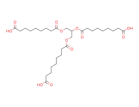 Molecular Structure of 20473-92-1 (9,9',9-(propane-1,2,3-triyltrioxy)tris(9-oxononanoic acid))