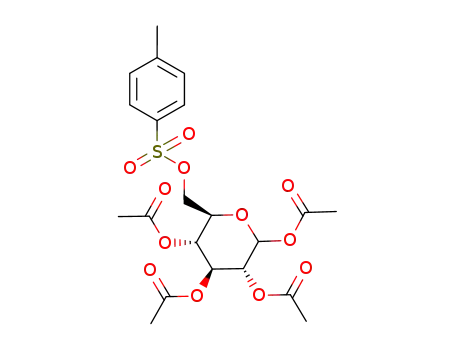 1,2,3,4-tetra-O-acetyl-6-O-p-tolylsulfonyl-α,β-D-glucopyranose