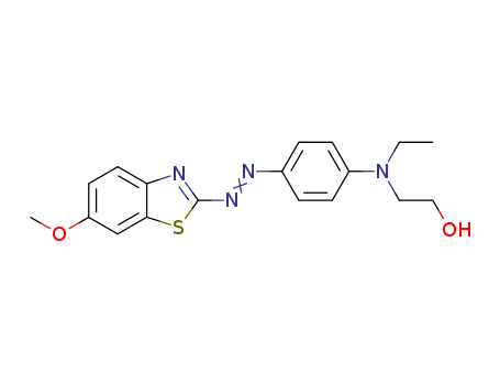 2-[N-ethyl-p-[(6-methoxybenzothiazol-2-yl)azo]anilino]ethanol