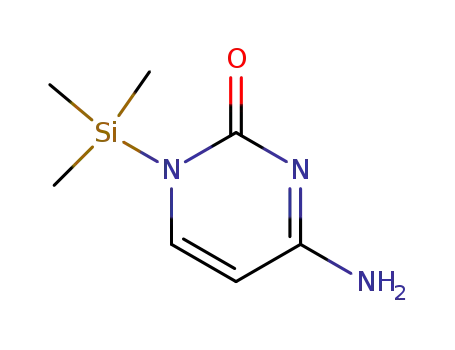 Molecular Structure of 73416-12-3 (4-Amino-1-trimethylsilanyl-1H-pyrimidin-2-one)