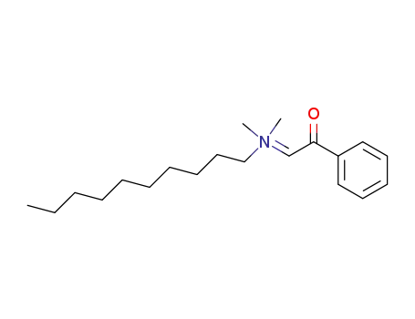 Molecular Structure of 29183-39-9 (anhydro<decyldimethyl(phenacyl)ammonium hydroxide>)