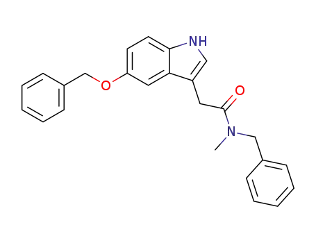 (5-benzyloxy-indol-3-yl)-acetic acid-(benzyl-methyl-amide)