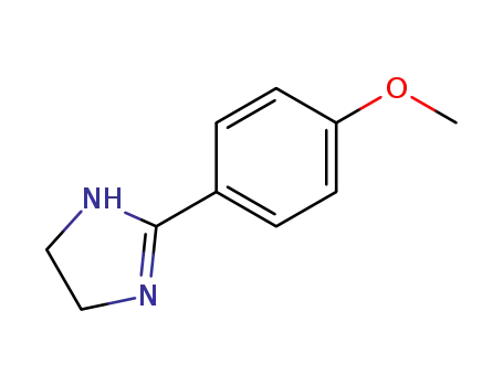 Molecular Structure of 6302-84-7 (2-(4-Methoxyphenyl)-1-imidazoline)