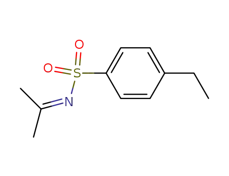 Molecular Structure of 110955-51-6 (4-Ethyl-N-isopropylidene-benzenesulfonamide)