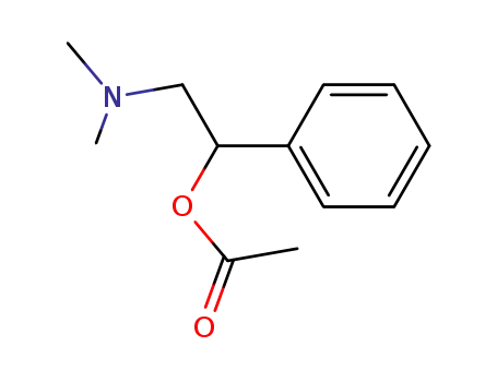 Molecular Structure of 66827-45-0 ((2-dimethylamino-1-phenyl-ethyl) acetate)