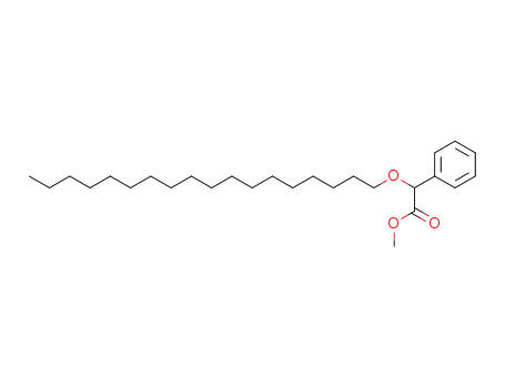 Molecular Structure of 87515-20-6 ((R,S)-methyl-2-(1-octadecyloxy)-2-phenylacetat)