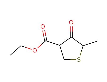 Molecular Structure of 80289-37-8 (4-ethoxycarbonyl-2-methylthiolan-3-one)